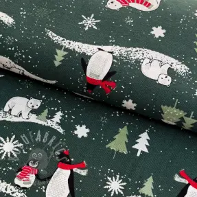 Țesătură decorativă premium Frozen polar world army