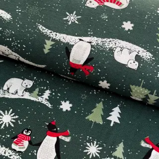 Țesătură decorativă premium Frozen polar world army
