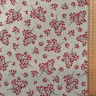 Țesătură decorativă Linenlook Winter berry bloom
