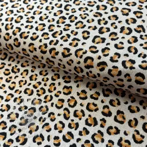 Țesătură decorativă Linenlook Leopard animal small