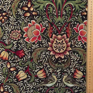 Țesătură decorativă GOBELIN premium Ornate art craft black