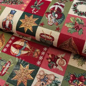 Țesătură decorativă GOBELIN premium Classic Xmas patch