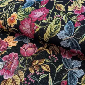 Țesătură decorativă GOBELIN premium Vintage flower garden