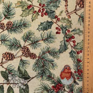 Țesătură decorativă GOBELIN premium Robin winter charm