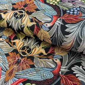 Țesătură decorativă GOBELIN premium Leafy paradise bird