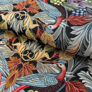 Țesătură decorativă GOBELIN premium Leafy paradise bird