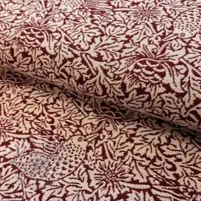 Țesătură decorativă GOBELIN premium Anemone art craft wine