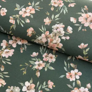 Țesătură decorativă premium Soft painted blossom army digital print