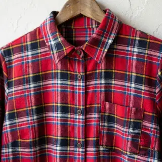 Țesătură din bumbac FLANEL YARN DYED BRUSHED CHECK design E