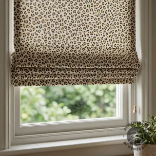 Țesătură decorativă Linenlook Leopard animal small