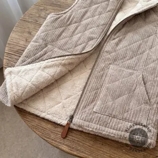 Catifea raiată QUILT champagne
