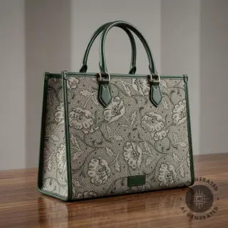 Țesătură decorativă Linenlook Bloomy art craft army