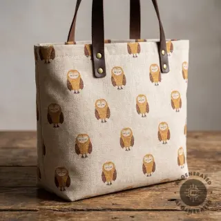 Țesătură decorativă Linenlook Night owl nap
