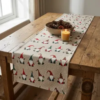 Țesătură decorativă Linenlook Jolly tomte
