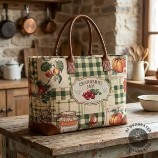 Țesătură decorativă GOBELIN premium Cozy kitchen patch