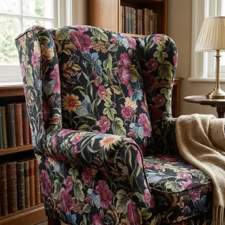 Țesătură decorativă GOBELIN premium Vintage flower garden