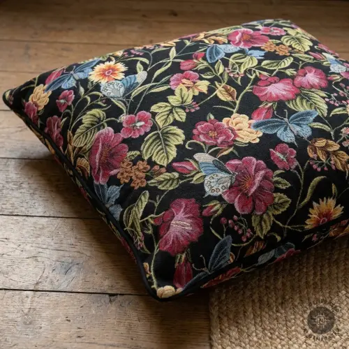 Țesătură decorativă GOBELIN premium Vintage flower garden
