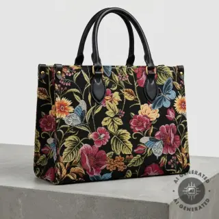 Țesătură decorativă GOBELIN premium Vintage flower garden