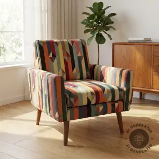 Țesătură decorativă GOBELIN premium Graphic prism block