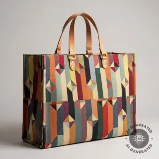 Țesătură decorativă GOBELIN premium Graphic prism block