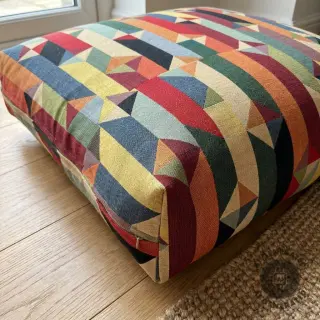 Țesătură decorativă GOBELIN premium Graphic prism block