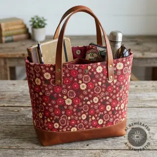 Țesătură decorativă GOBELIN premium Little bloom art craft