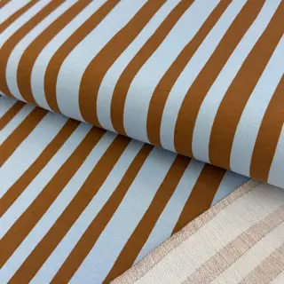 Jerse trening Stripes by JENNIFER BOURON blue brown ORGANIC