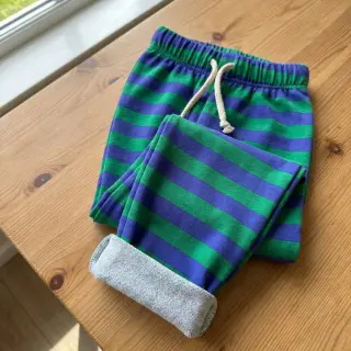 Jerse trening Stripes by JENNIFER BOURON blue green ORGANIC