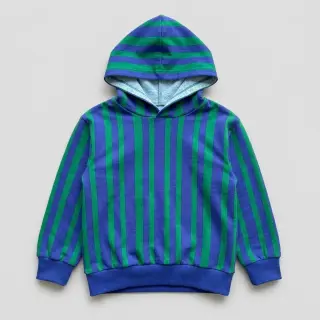 Jerse trening Stripes by JENNIFER BOURON blue green ORGANIC