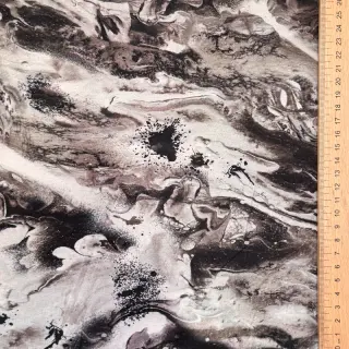 Tricot Marble anthracite digital print