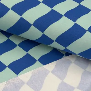 Jerse trening pieptănat SOFT Checks mint blue