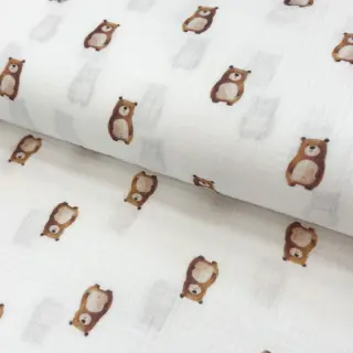 Mușelină Animals design B digital print ORGANIC