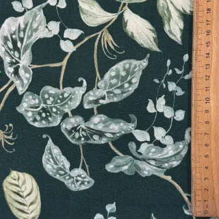 Țesătură decorativă Plants dark green digital print
