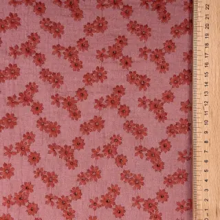 Mușelină EMBROIDERY Tossed flowers blush
