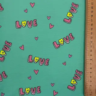 Tricot NEON Love mint