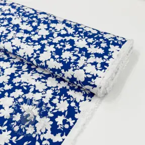 Viscoză STRETCH Flowers cobalt