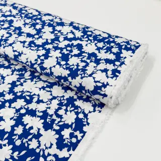 Viscoză STRETCH Flowers cobalt