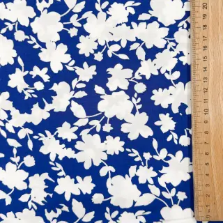 Viscoză STRETCH Flowers cobalt