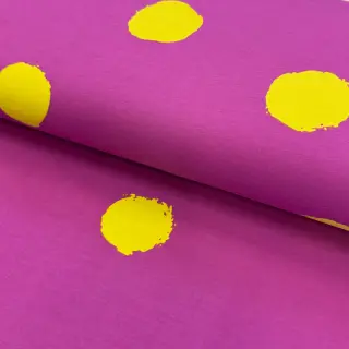 Tricot Big dots fuchsia