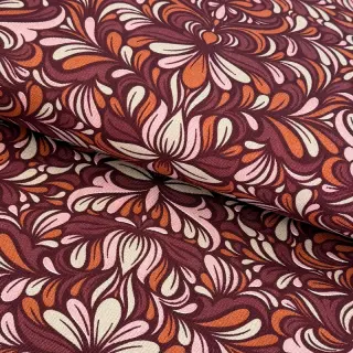 Țesătură decorativă Boho rosewood
