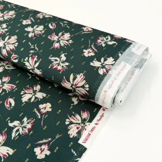 Viscoză LUREX Flowers dark emerald