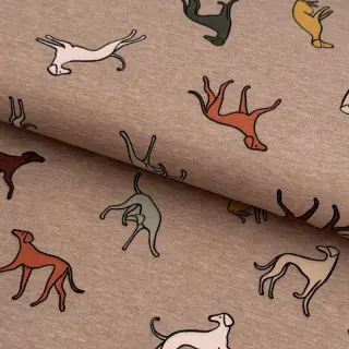 Tricot Dogs melange taupe