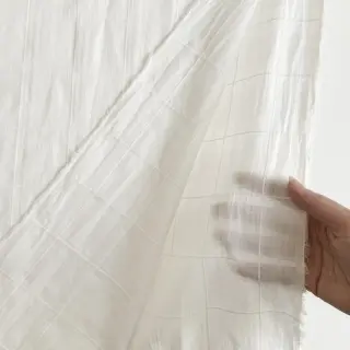 Țesătură din bumbac VOILE DOBBY off white