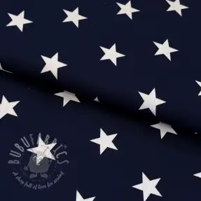 Țesătură din bumbac Stars navy