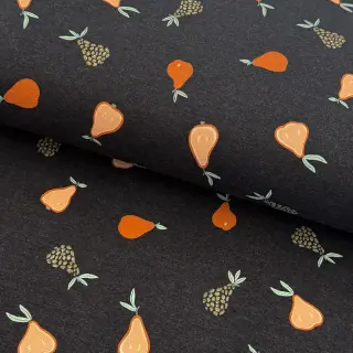 Tricot Glitter pears anthracite melange