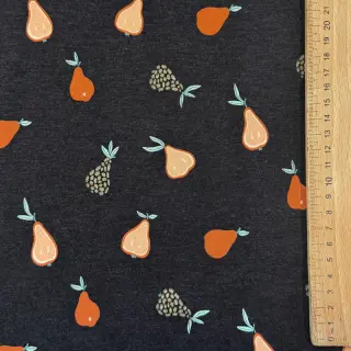 Tricot Glitter pears anthracite melange