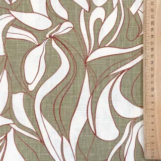 In cu bumbac WASHED Abstract olive