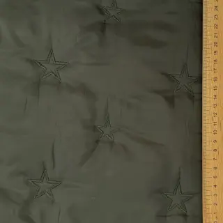 Material textil matlasat Stars army green