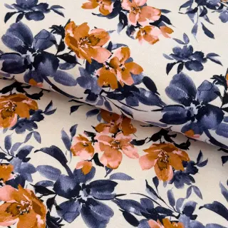 Jerse trening Huge flowers ecru digital print