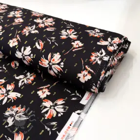 Viscoză LUREX Flowers black